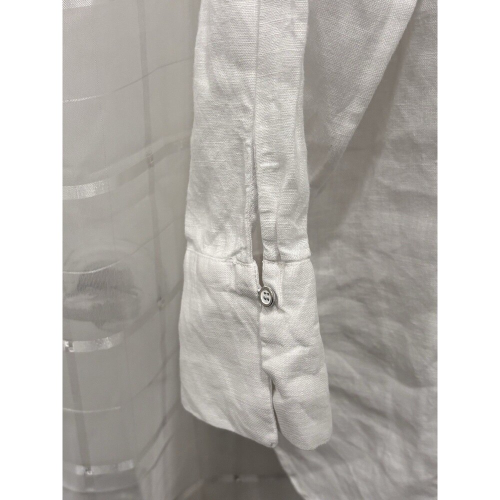 Zara Basic White Button Front Blouse | Long Sleev… - image 7